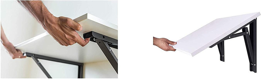 CMPAL Folding Wall Mounted Study Table Office Table Stand Laptop