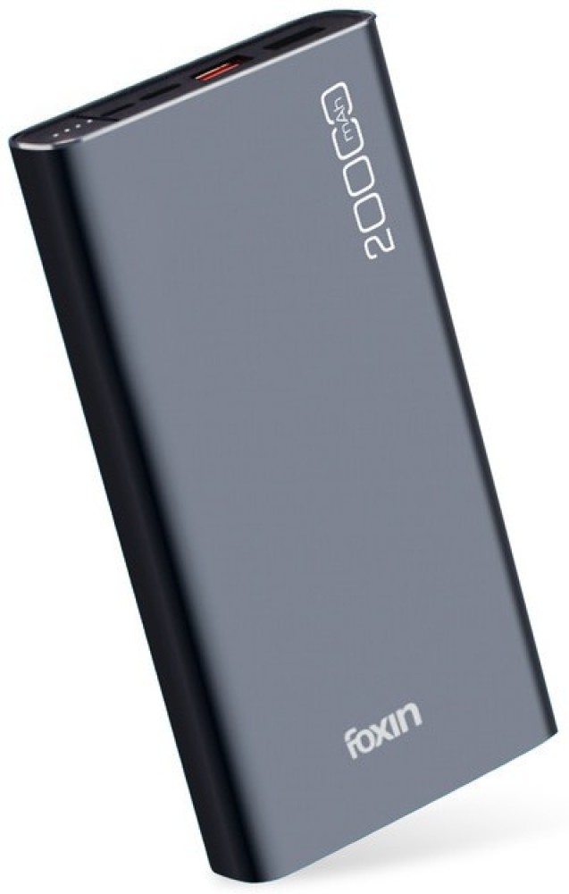 Foxin 246 Poly 20000 mAh 12W Fast Charging Power Bank - Foxin