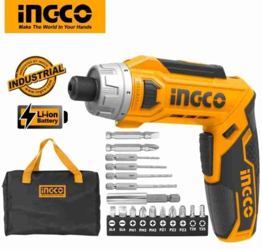 INGCO INGCO 8V 6NM 90 Rotatable Lithium Ion Cordless Screwdriver