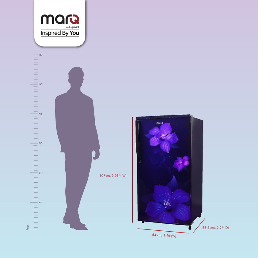 MarQ by Flipkart 190 L Direct Cool Single Door 3 Star Refrigerator