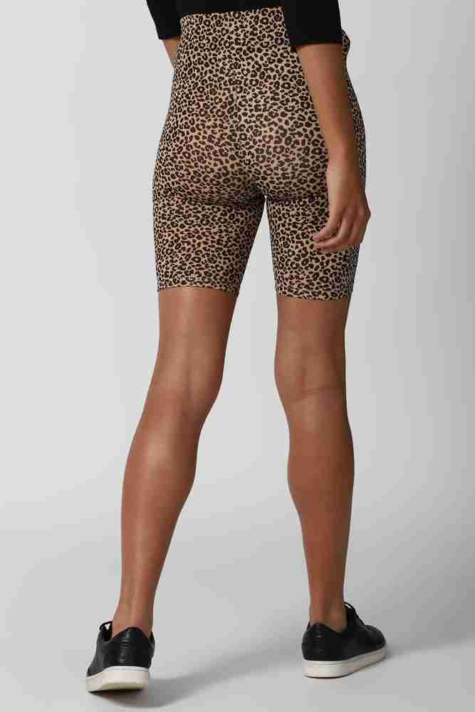 FOREVER 21 Animal Print Women Grey Regular Shorts Buy FOREVER 21