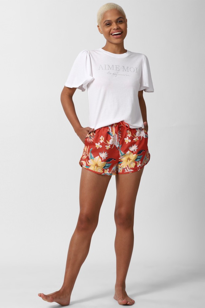 forever 21 floral shorts