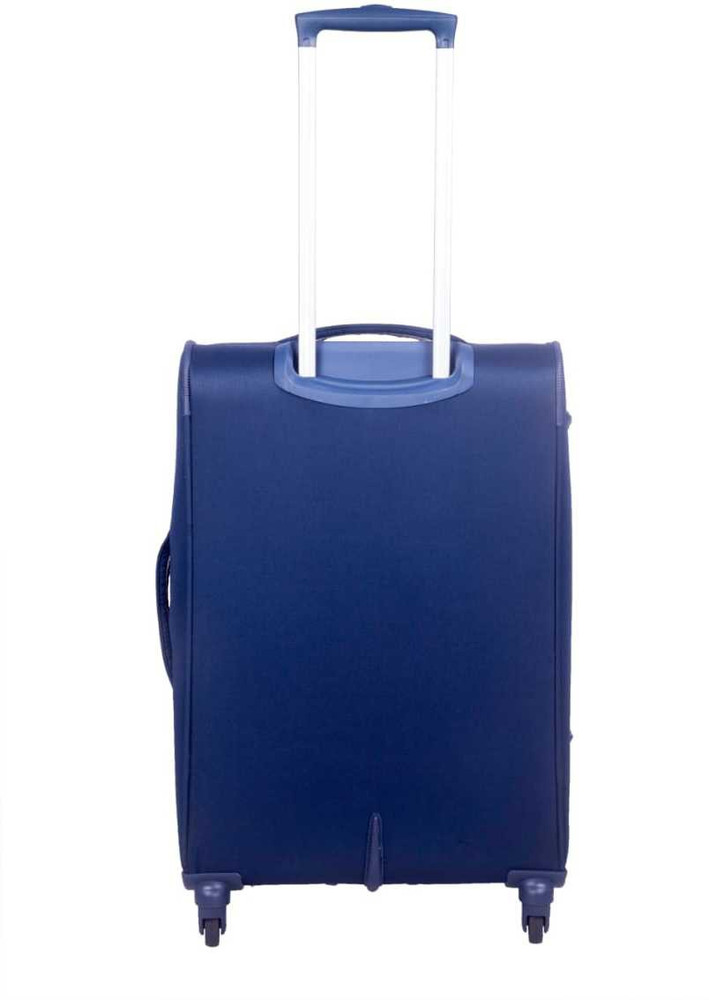 spinnerz BORON TROLLEY BAG SIZE 58CM COLOUR BLUE Cabin Check in Set 4 Wheels 20 inch WHITE Price in India Flipkart