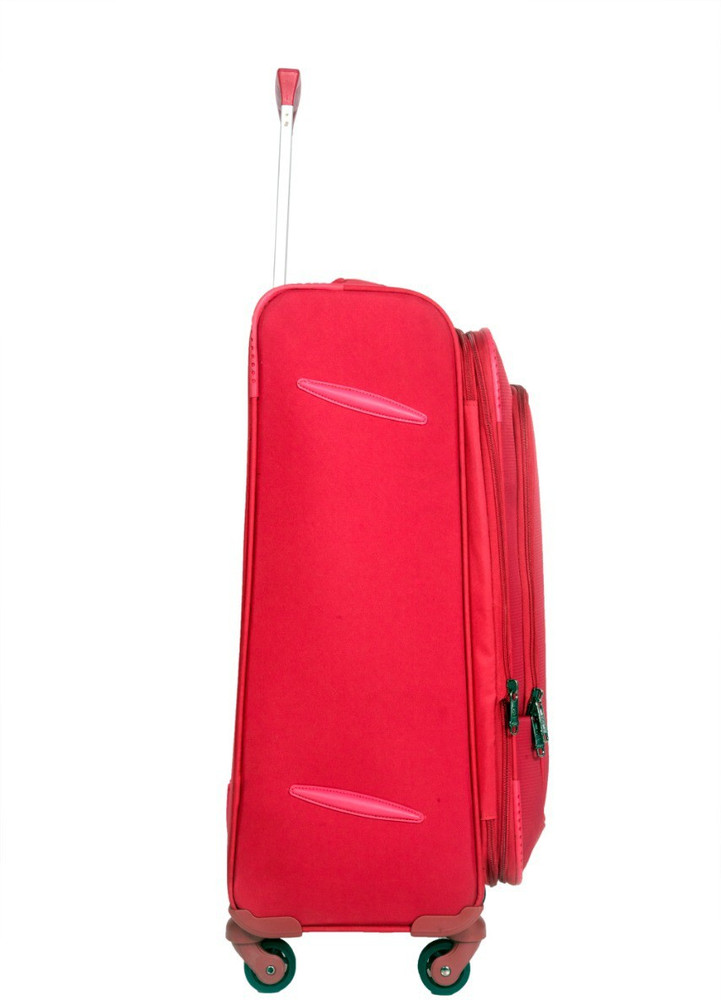 spinnerz BORON TROLLEY BAG SIZE 68CM COLOUR RED Cabin Check in Set 4 Wheels 20 inch WHITE Price in India Flipkart