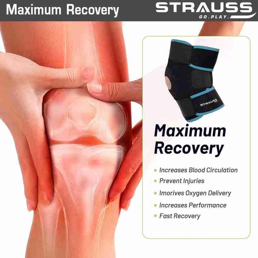 Buy Pack of Two Compression Knee Support Adjustable Strap (PRS14) Online at  Best Price in India on