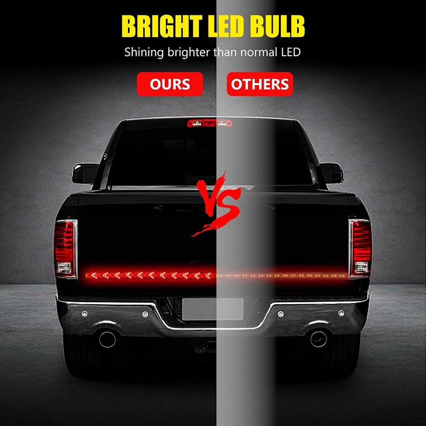 Stylish LED Trunk/ Dicky/ Diggi/ Boot/ Tail Light Strip with Brake Turn  Signal Suitable for Tata