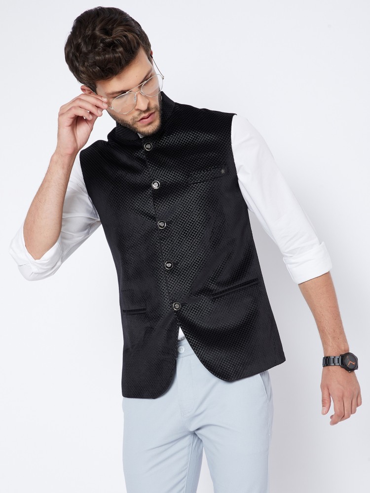 Waistcoat with half hot sale sleeve shirt