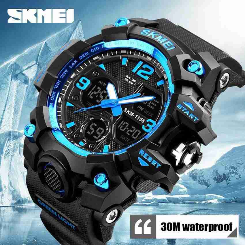 Skmei watch hot sale blue colour