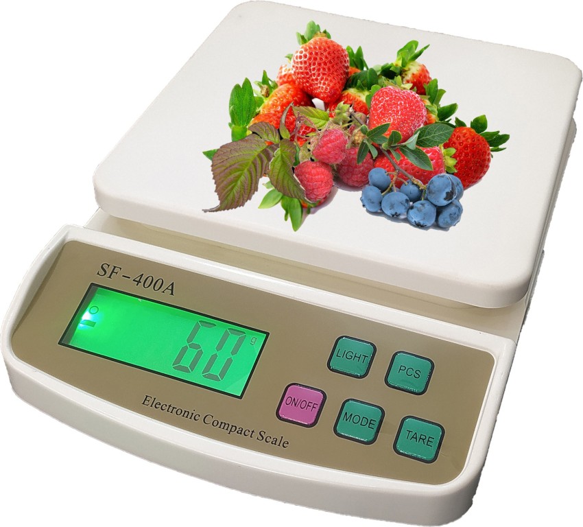 CHHOKRA Electronic Digital Weight Scale (1Gram-10 Kg) LCD Display Kitchen Weight  Scale Machine Measure for measuring, fruits, shop, Food, Vegetable, vajan,  offer, kata, weight machine Weighing Scale for grocery, kata, taraju, shop