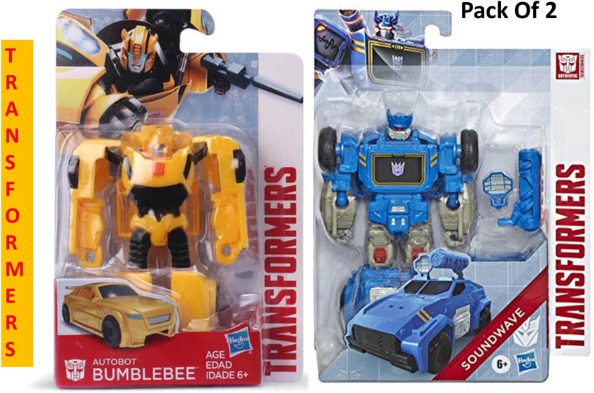 Hasbro Combo of TRANSFORMERS Authentics Bumblebee SOUNDWAVE