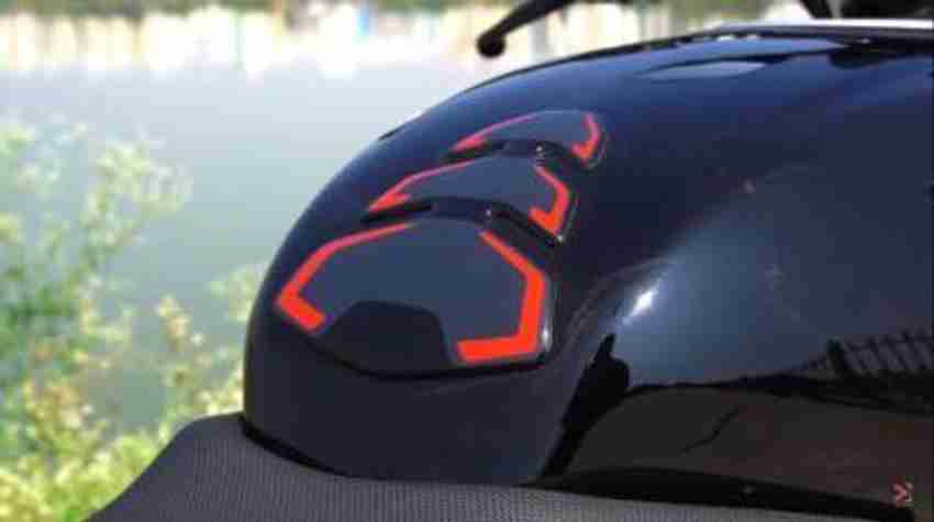 Cubeon Red Tank Pad For Pulsar Bike Tank Pad Price in India Buy