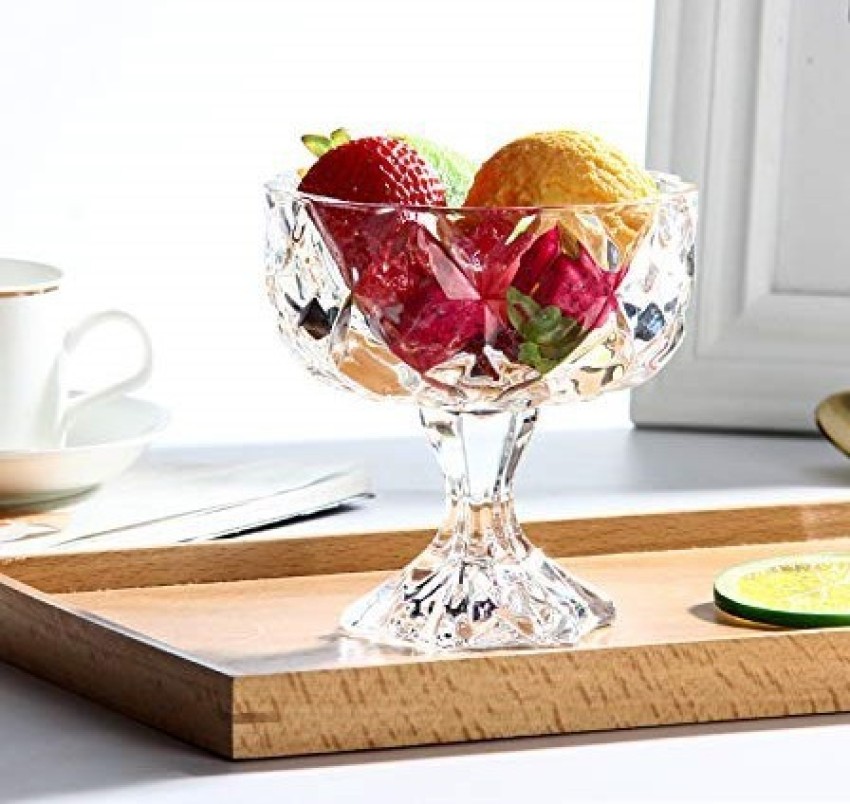 Flipkart SmartBuy Glass Dessert Bowl Glass Dessert Bowl Set Of 6