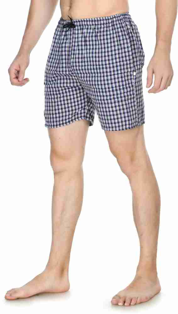 FN Checkered Boxer Brief 3 Pack - White/Black