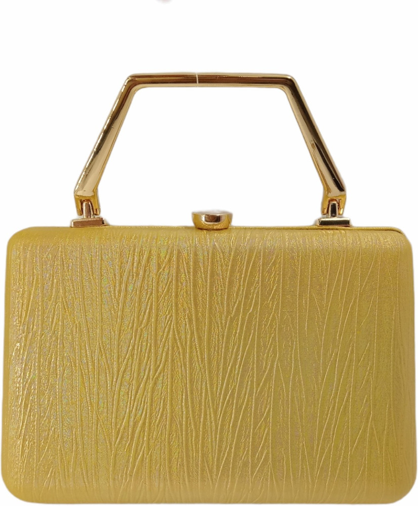 Boga Party Gold Clutch Price in India Flipkart