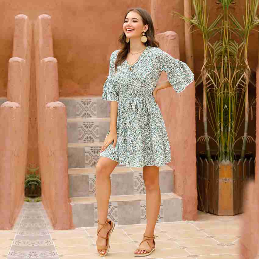 Urbanic India - What style do you prefer to accenture your summer look?  🥰😍 Grab this trendy A-Line Dress from Urbanic now! #SundayVibes #Fashion # Urbanic bit.ly/2Vf9evN