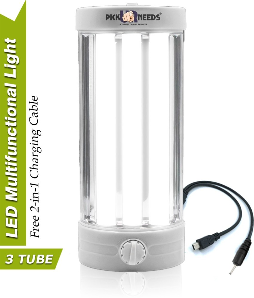 Pick Ur Needs Rechargeable Lantern Emergency Light 3 Long Tube For Home  Emergency 15 hrs Lantern Emergency Light Price in India - Buy Pick Ur Needs  Rechargeable Lantern Emergency Light 3 Long