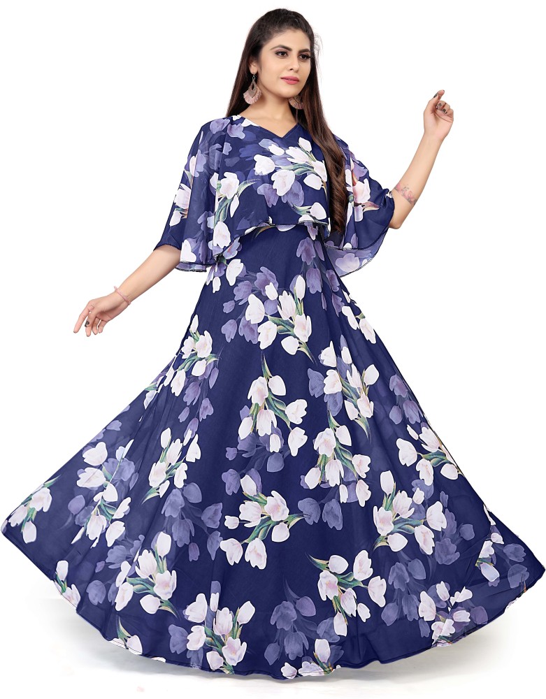 Designer gown hot sale in flipkart