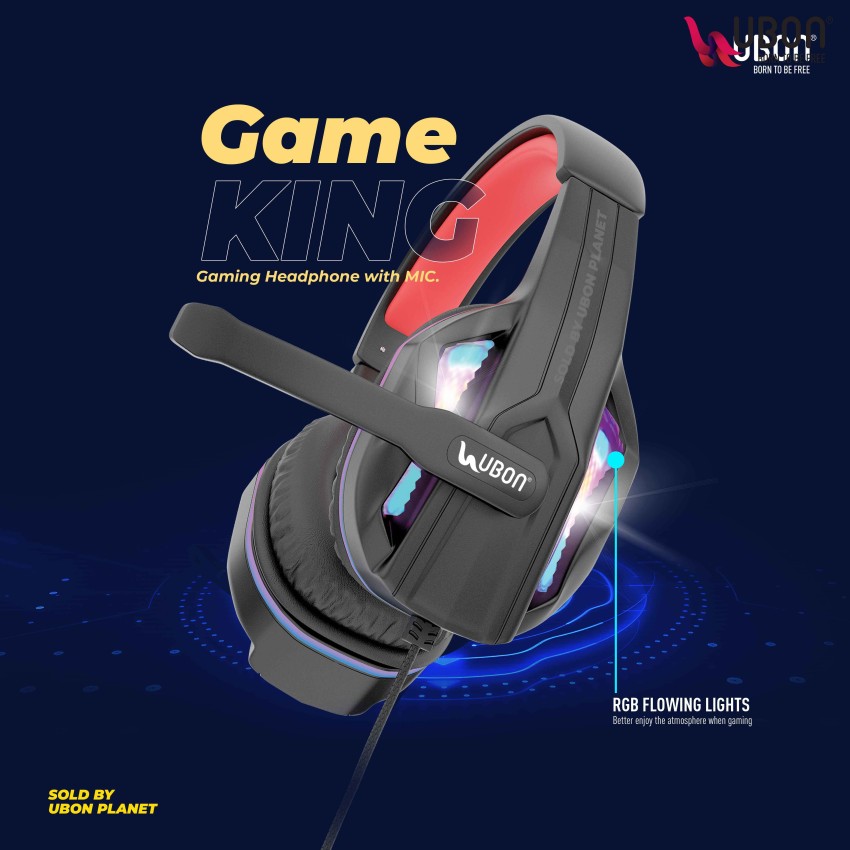 Ubon Game King GHP 26000 Wired Gaming Headset Price in India Buy