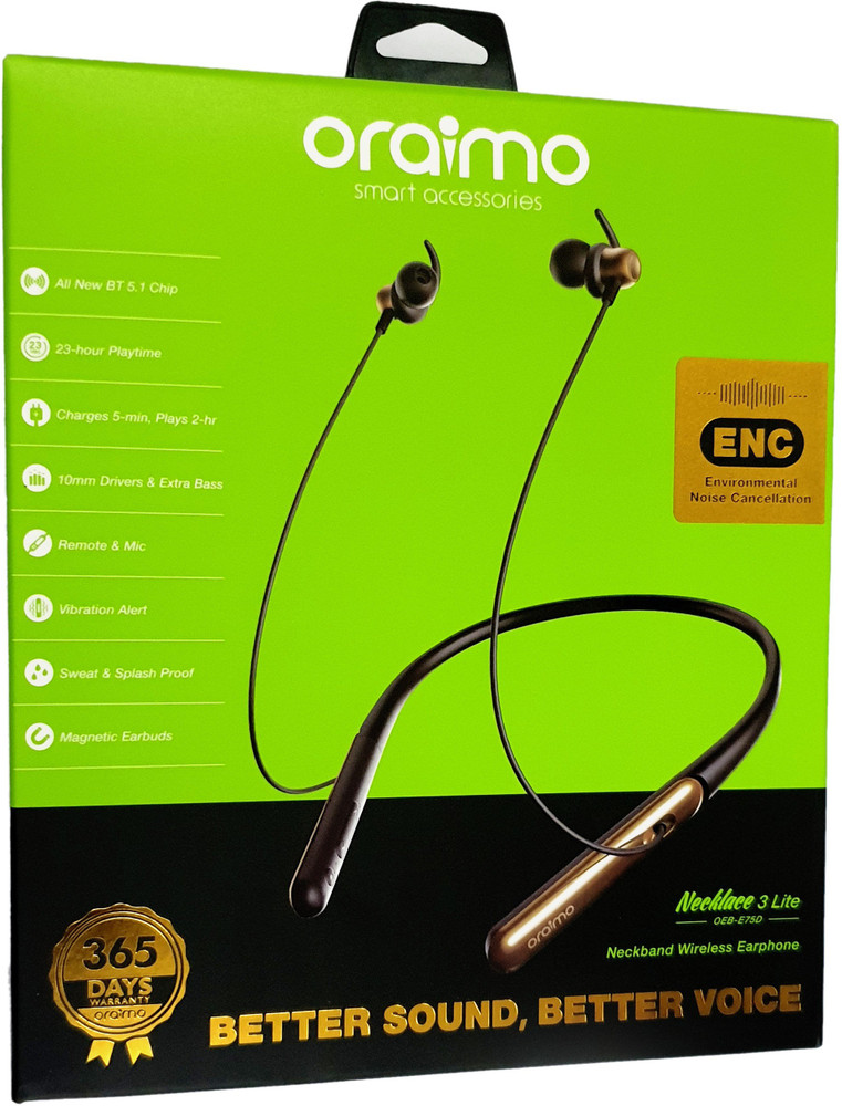 ORAIMO OEB E75D Bluetooth Headset Price in India Buy ORAIMO OEB
