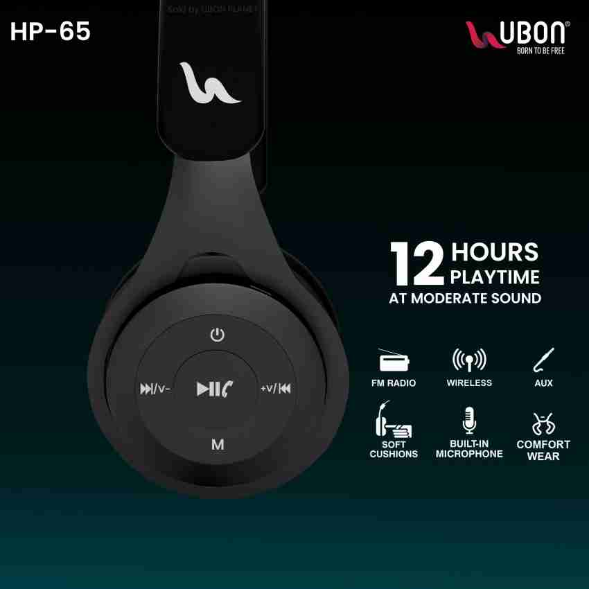 Ubon Audio King HP 65 Bluetooth Headset Price in India Buy