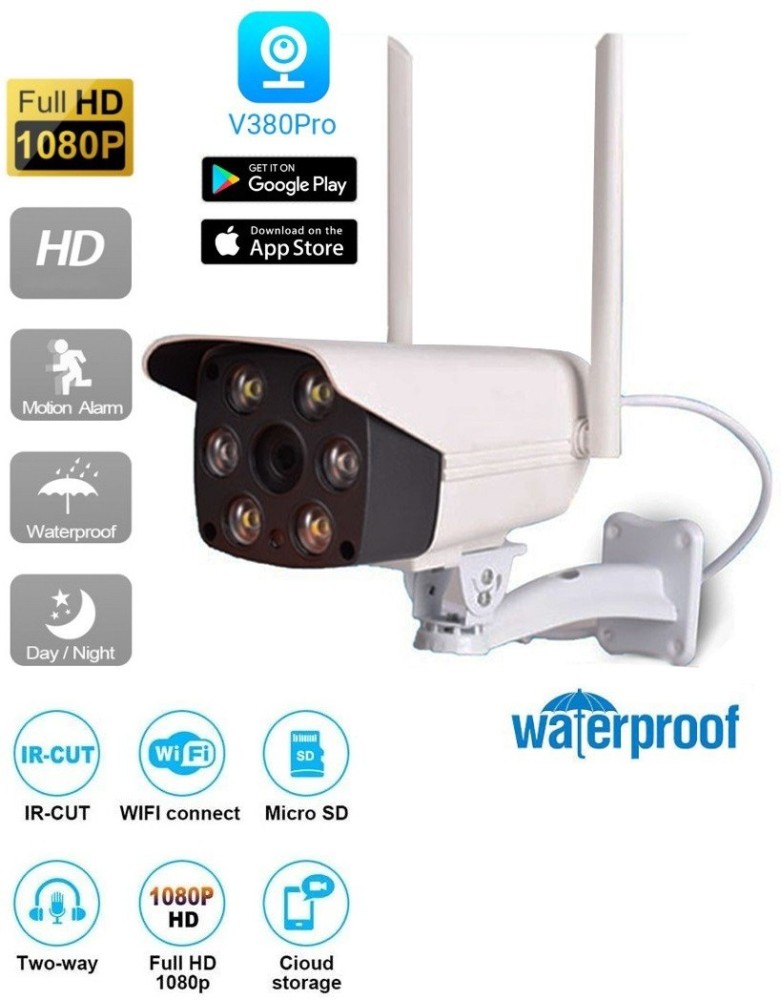 YK RETAIL Wireless WiFi 2MP Full HD 1080p Waterproof Indoor and