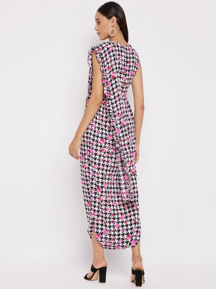 Buy Uptownie Lite Womens Maxi Printed Dhoti Jumpsuit Pink online