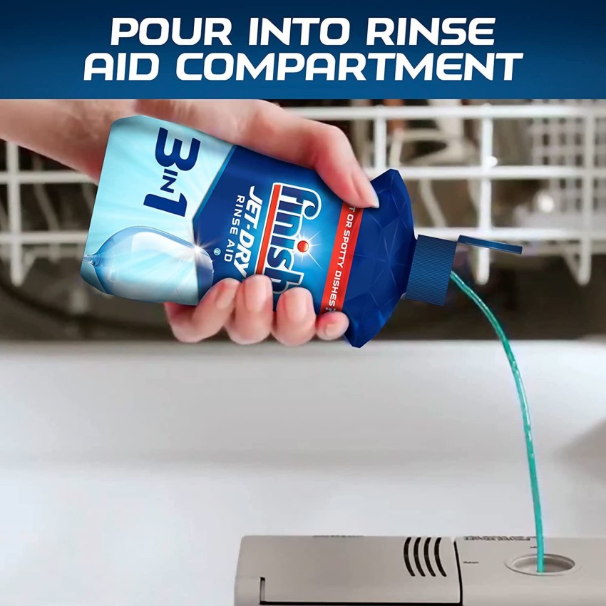  Finish Jet-Dry Rinse Aid, Dishwasher Rinse Agent