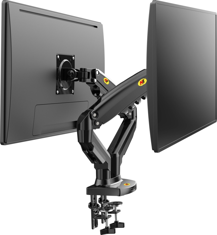 Gadget Wagon 13- 32 led monitor Dual Monitor Gas strut spring Desk Mount  Stand  Full motion computer monitor arm Desk Mount Monitor Arm Price in  India - Buy Gadget Wagon 13