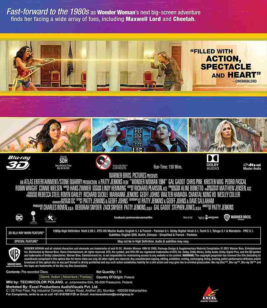 Wonder woman hotsell 1984 english subtitle