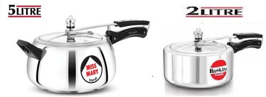 Hawkins Miss Mary 2 Litre Handi Inner Lid Aluminium Pressure