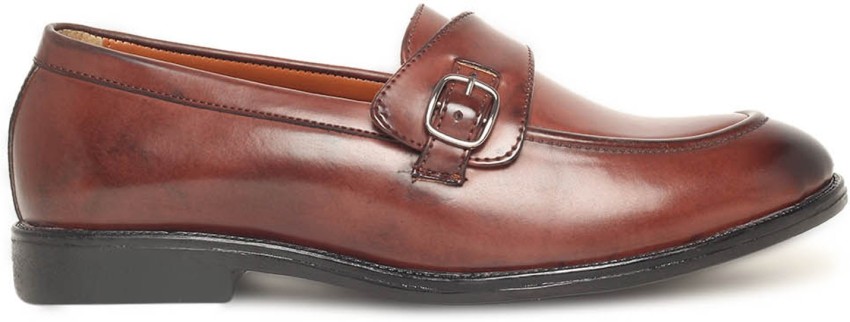 Buy online Brown Patent Leather Slip On Loafers from Casual Shoes for Men  by Mutaqinoti for ₹1649 at 67% off