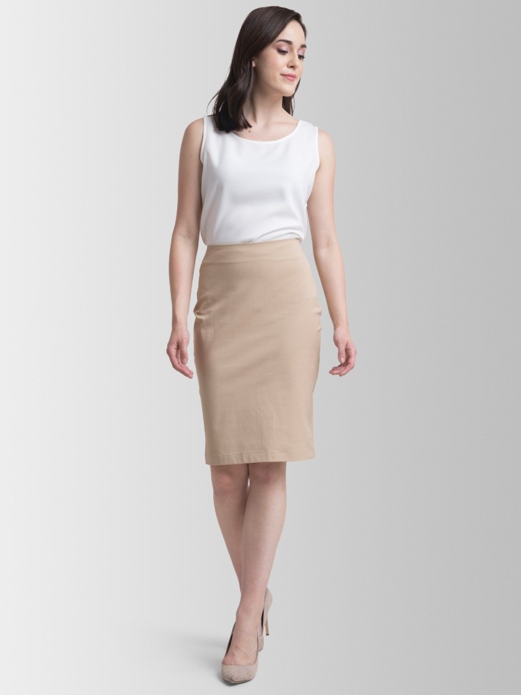 Womens shop tan skirt