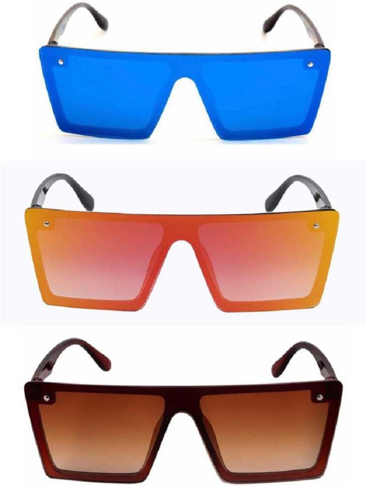 Foldable Square Sunglasses Polarized UV Protection Trendy Designer