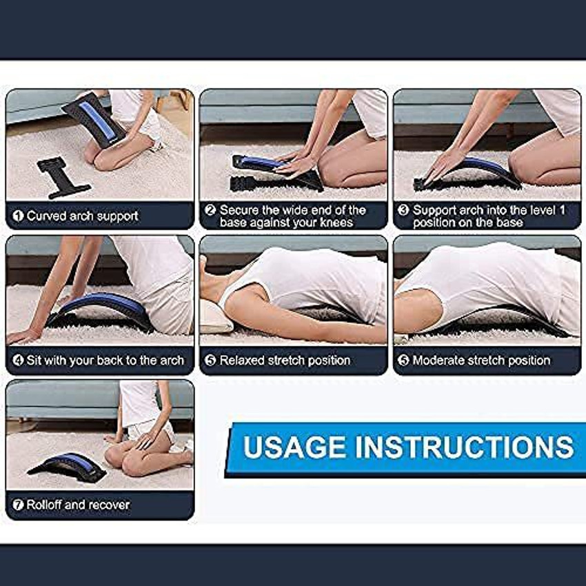 sellivica Lumbar Back Stretcher Tool for Lower and Upper Back Massager and Support Back Lumbar Support Buy sellivica Lumbar Back Stretcher Tool for Lower and Upper Back Massager and Support