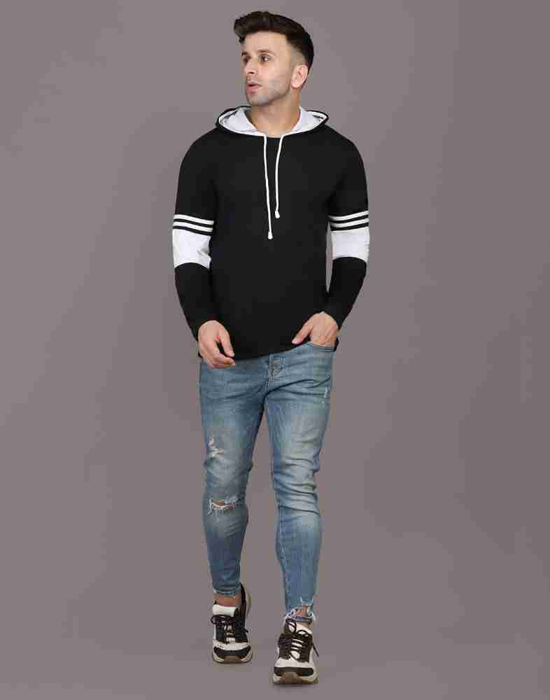 Hooded t shirt mens flipkart hot sale