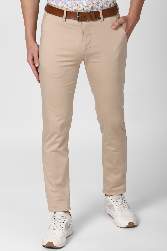 Peter England University Slim Fit Men Beige Trousers  Buy Peter England  University Slim Fit Men Beige Trousers Online at Best Prices in India   Flipkartcom