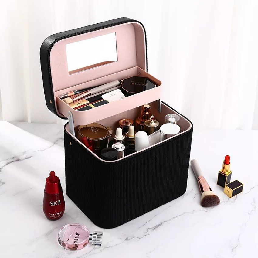 Royalkart Professional Makeup Box Vanity Case Travel Storage Box