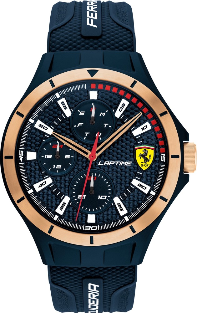 SCUDERIA FERRARI LAP TIME LAP TIME Analog Watch For Men