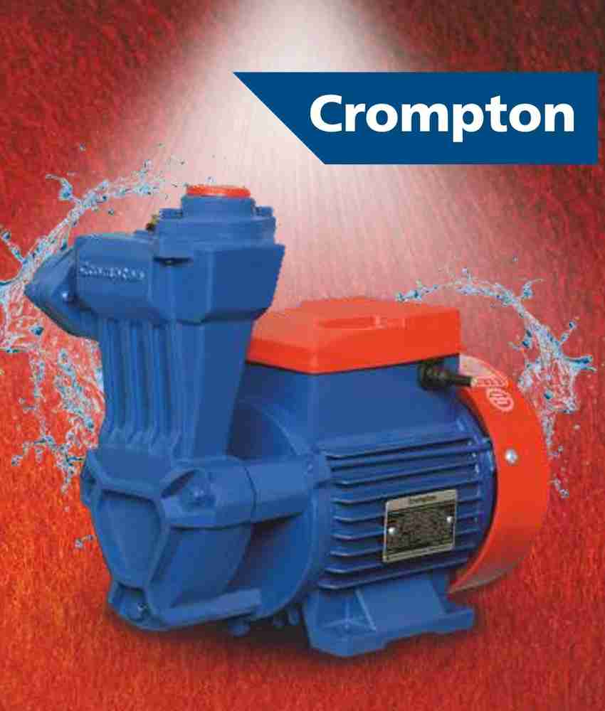 Crompton MINI NEO I 1 HP SELF PRIMING REGENERATIVE PUMP {WORK UPTO 6th  Floor and UPTO 4000 LPH} (100/ COPPER WINDING AND BRASS IMPELLER WITH TOP u0026  2 YEAR REPLACEMENT WARRANTY) Centrifugal