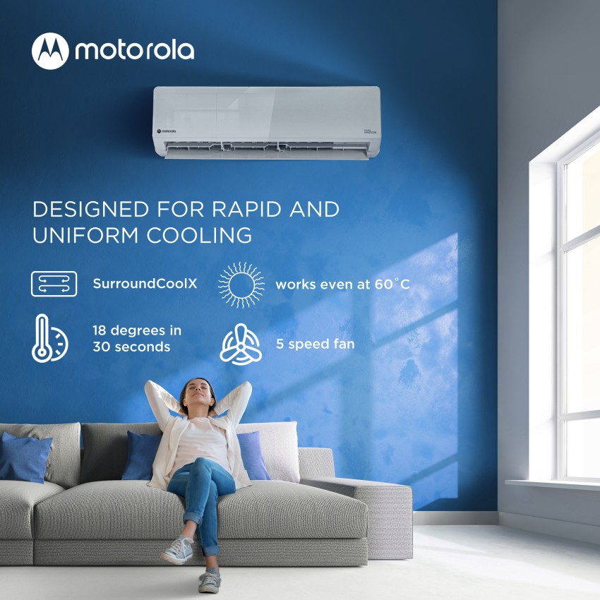 motorola 1.5 ton ac 5 star