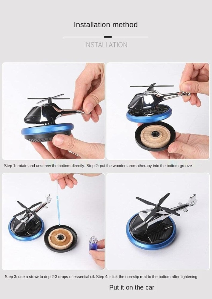 A helicopter-shaped car perfume diffuser - الدهماني للاتصالات