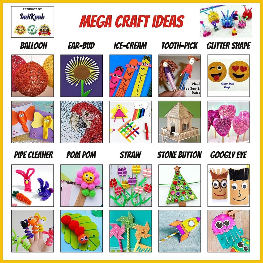 INDIKONB 22 in 1 Art and Craft Kit for Girls and Boys with Crafts Supplies  Set All Craft Materials Items for Kids DIY for All Ages 8-10 , Age 9-12 ,  Age 12-16 Old - Price History