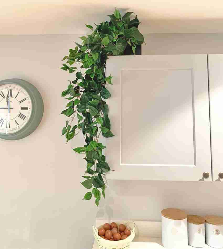 12/24/36 PcsEach 78.74 Artificial Ivy Garland Fake Leaf Plants Vine, Flowers  Hanging for Wedding Party Home Garden Kitchen Office Outdoor Greenery Wall  Decor, Green 