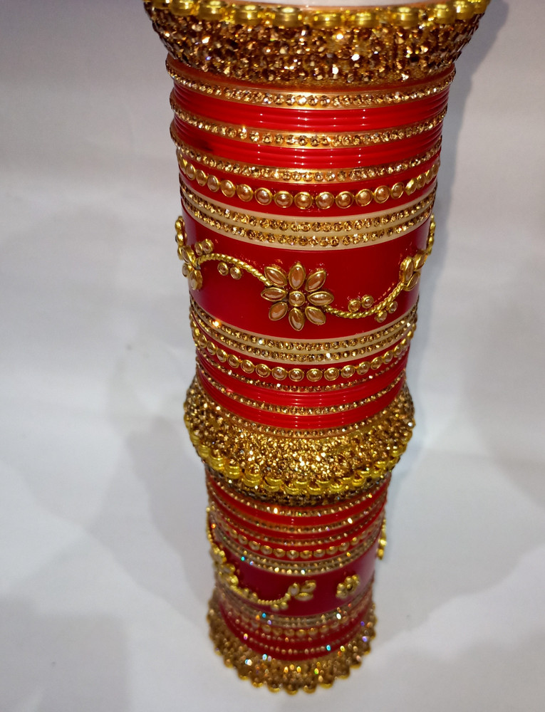 Vivah Bridal Chura Alloy Diamond Gold plated Chudas Price in India