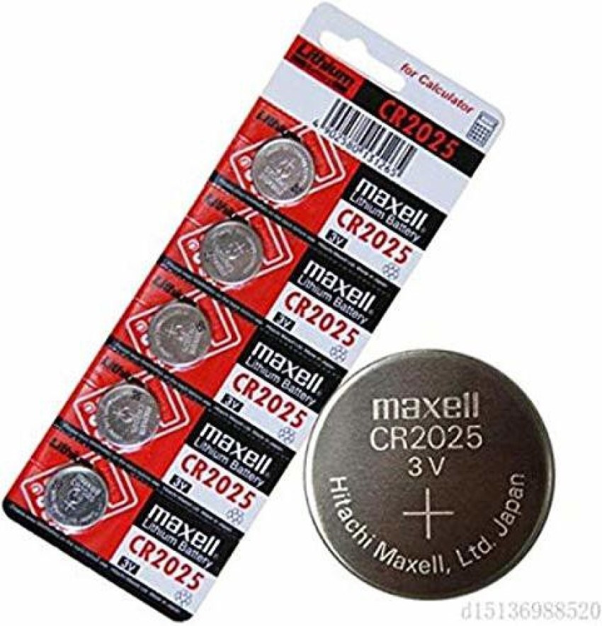 Maxell battery CR2025 170mAh 3V Lithium (LiMNO2) Coin Cell Battery