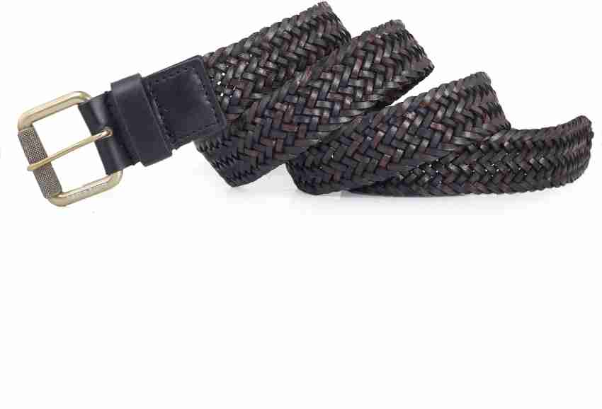 Bacca Bucci Italian Woven leather and Cotton braided belt for men