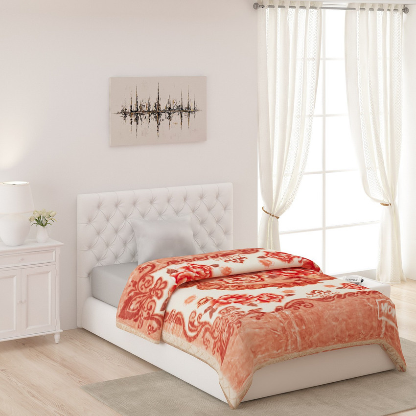 MONTE CARLO Printed Single Mink Blanket for AC Room Buy MONTE