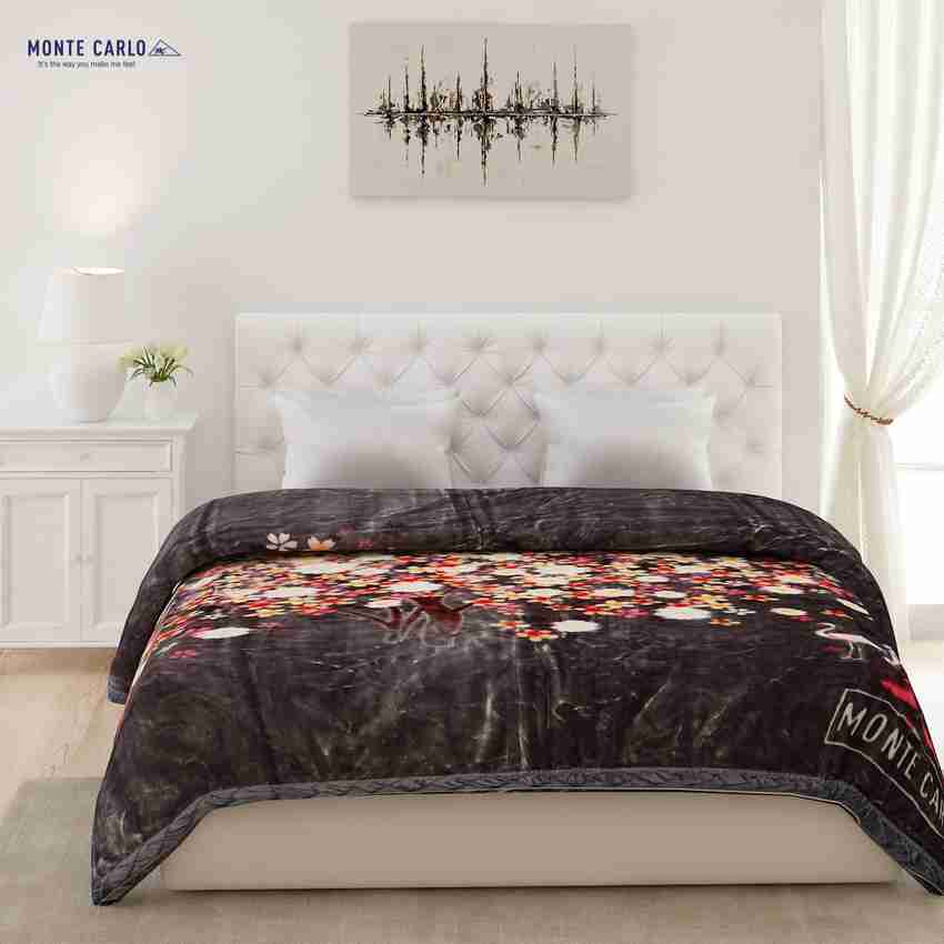 MONTE CARLO Printed Double Mink Blanket for Heavy Winter Buy MONTE CARLO Printed Double Mink Blanket for Heavy Winter Online at Best Price in India Flipkart