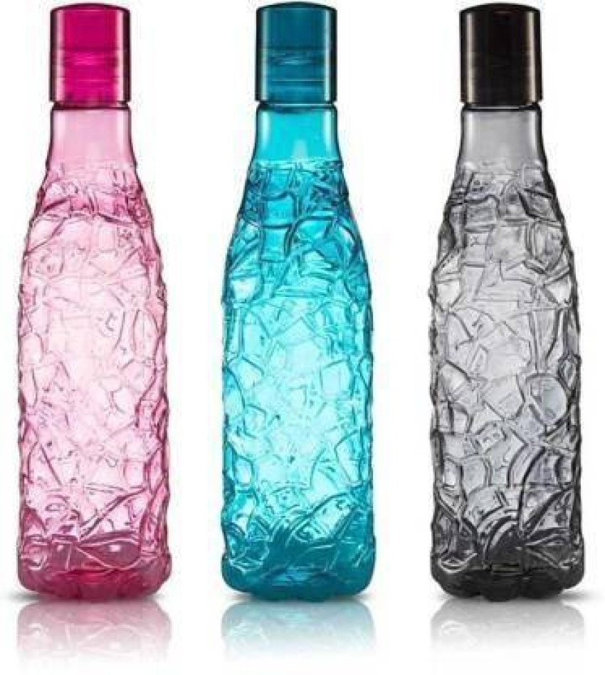 VENSWISE 6 Pcs Fridge Water bottles, set of 6, 1 liter, bottles for fridge  Transparent Ideal