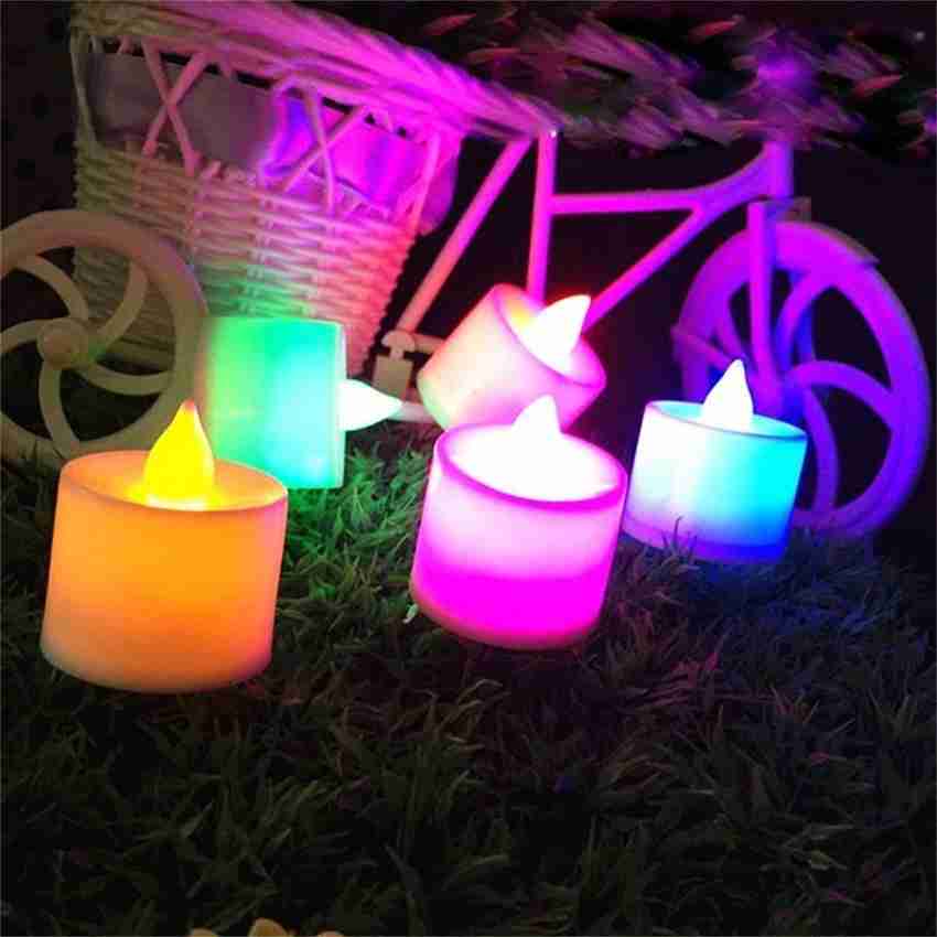 Flameless color sale changing glow candles